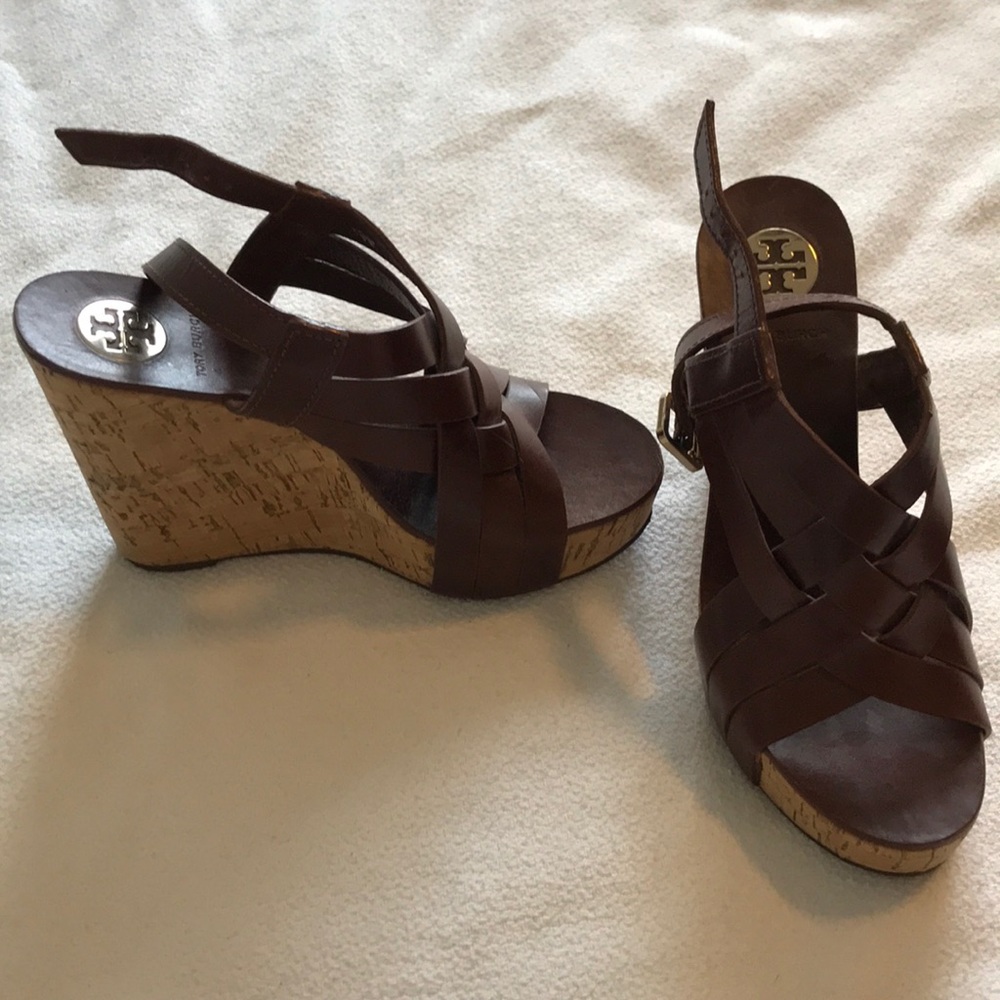 Tory Burch wedges. Size 9